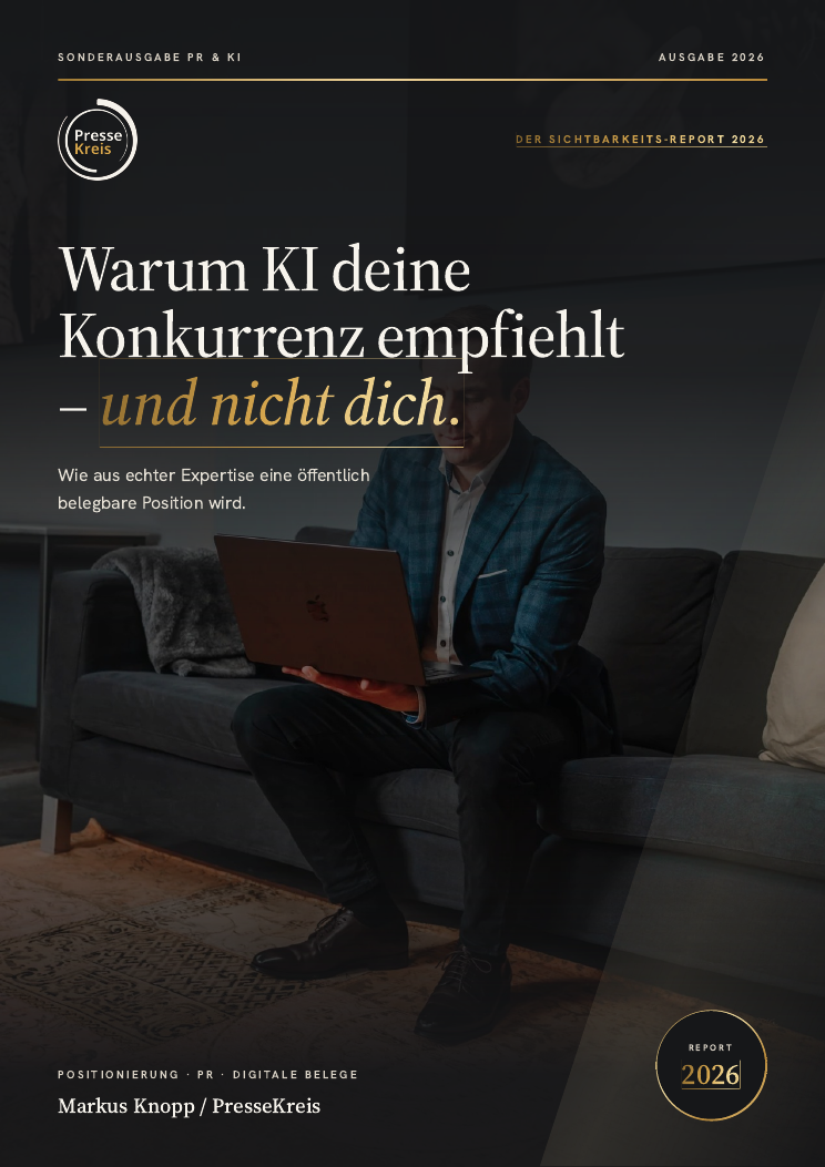 Cover des Sichtbarkeits-Reports 2026